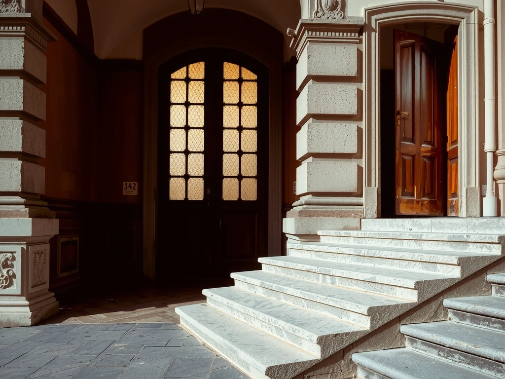 Vchod do budovy BoostFlow na Školské ulici