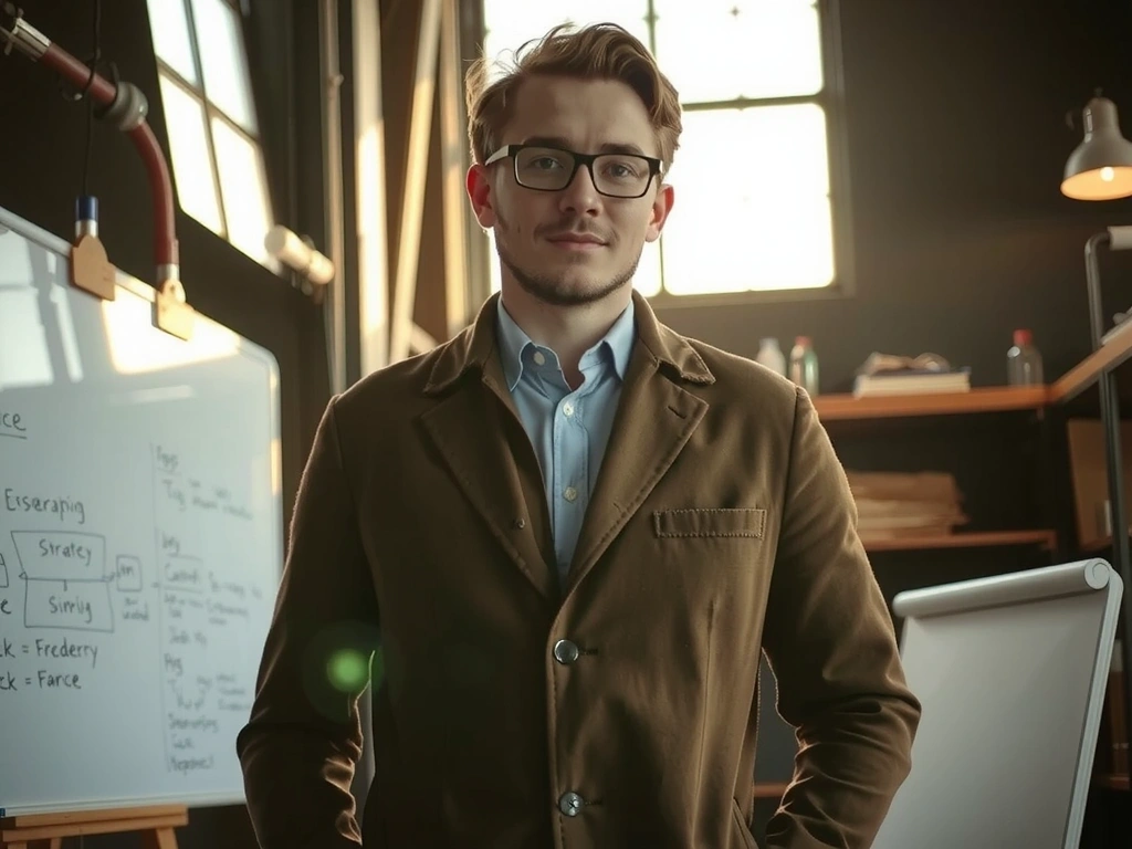 Zakladatel Boostflow u strategické tabule